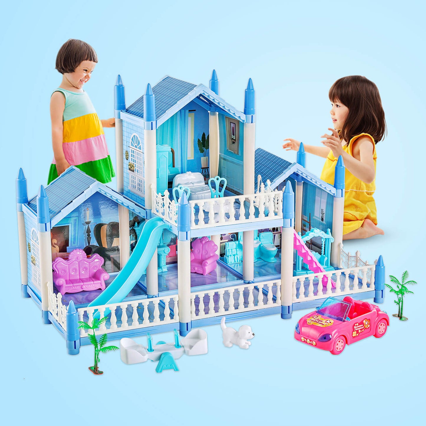 Dollhouse Pretend Play Set