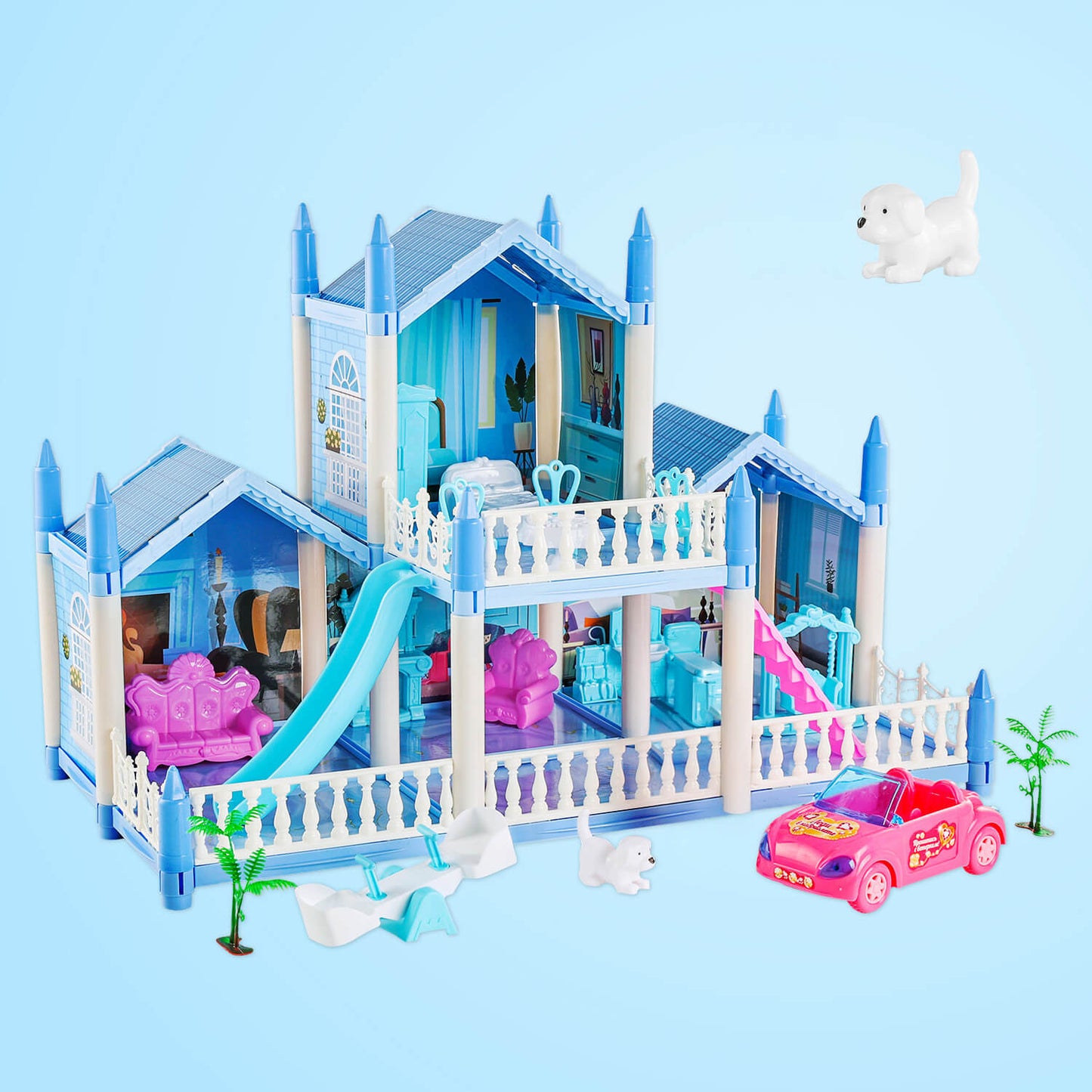 Dollhouse Pretend Play Set