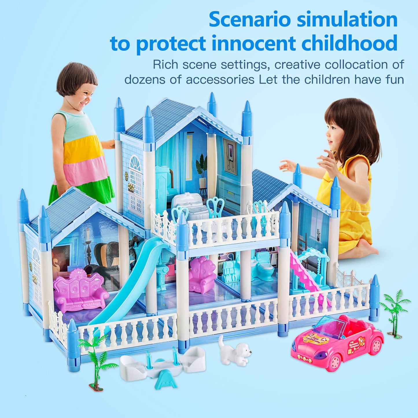 Dollhouse Pretend Play Set