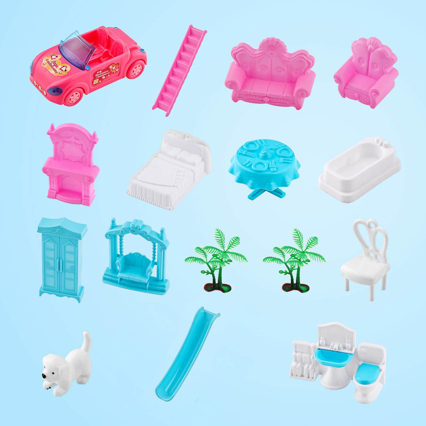 Dollhouse Pretend Play Set