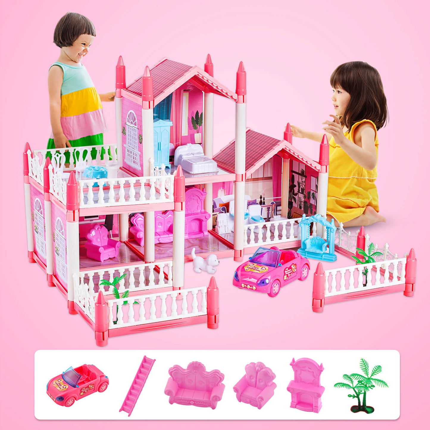 Dollhouse Pretend Play Set