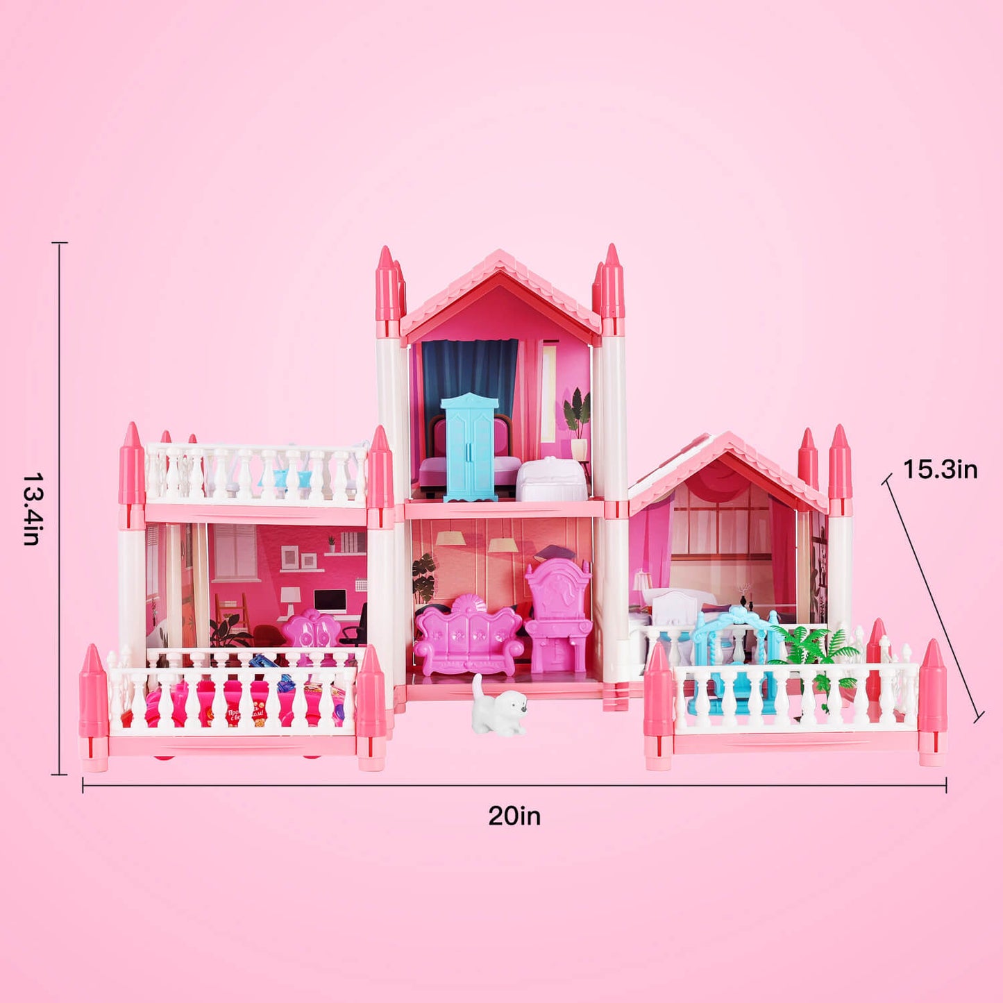 Dollhouse Pretend Play Set