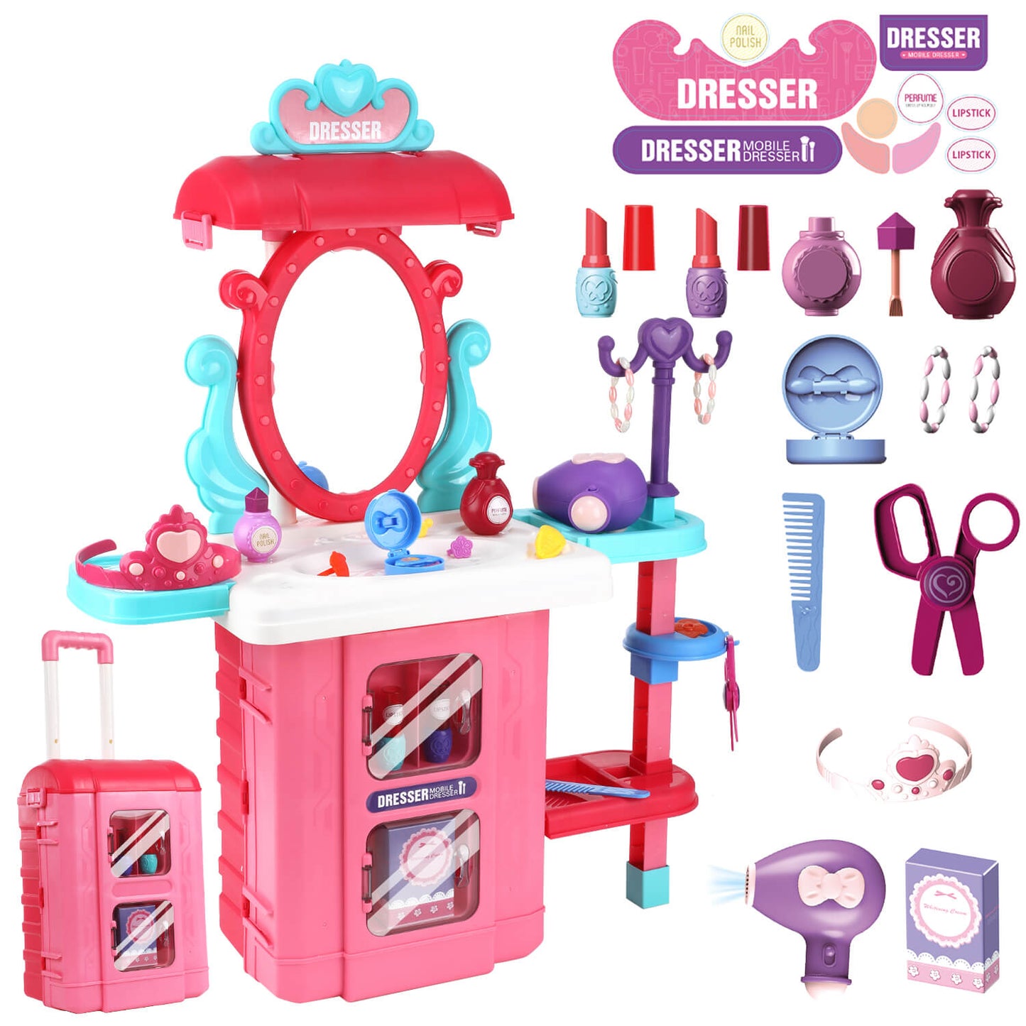 Toddler Makeup Vanity Set