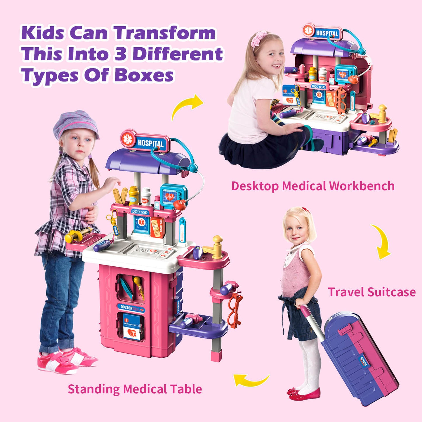 38Pcs Toy Doctor Kit for Kids