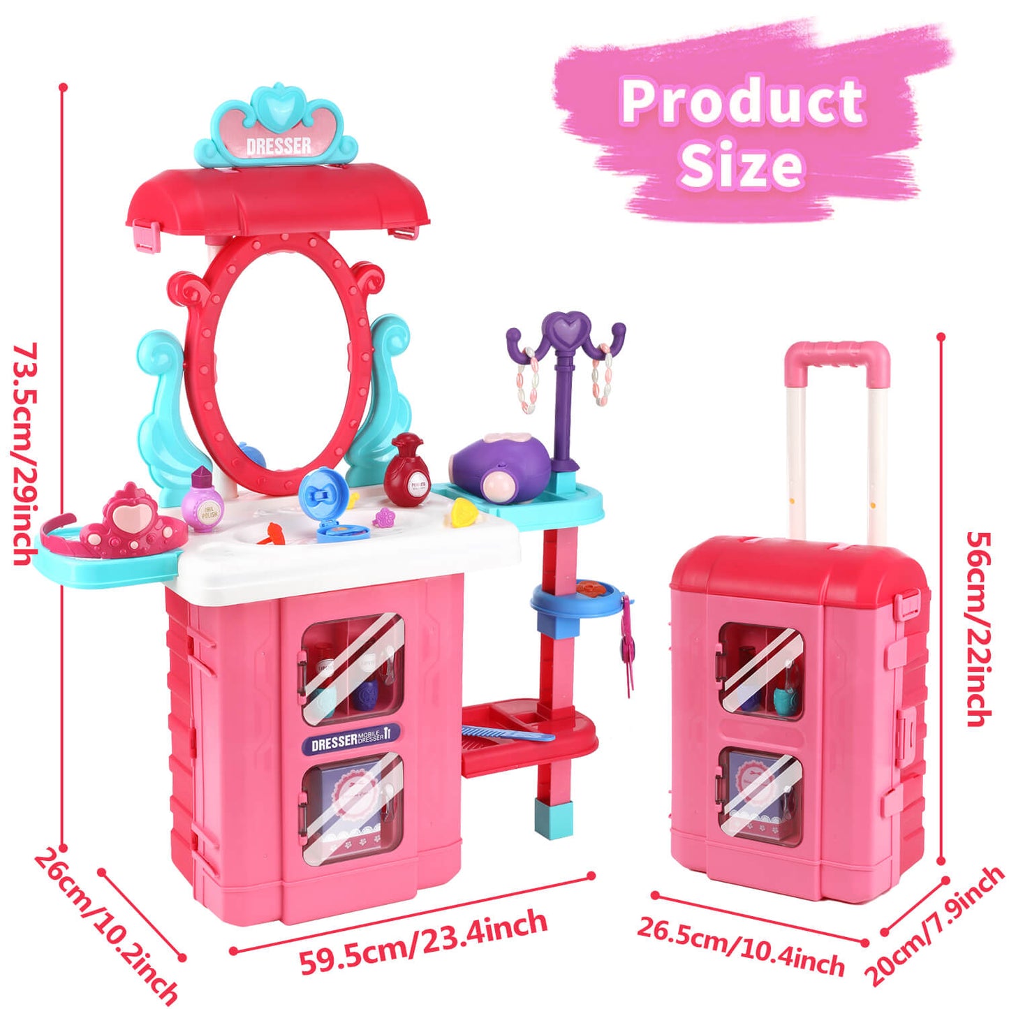 Toddler Makeup Vanity Set
