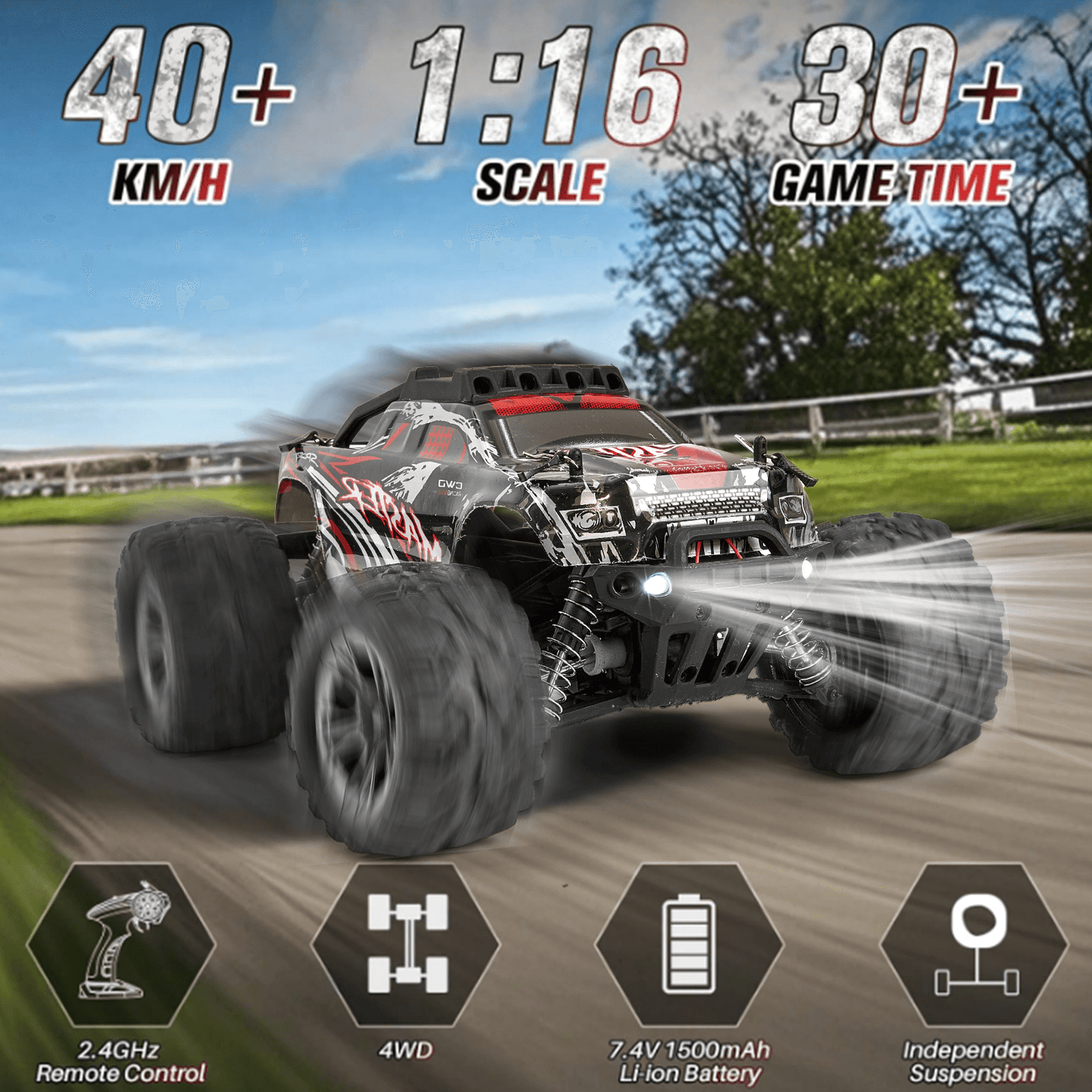 40+KMH Fast Remote Control Car