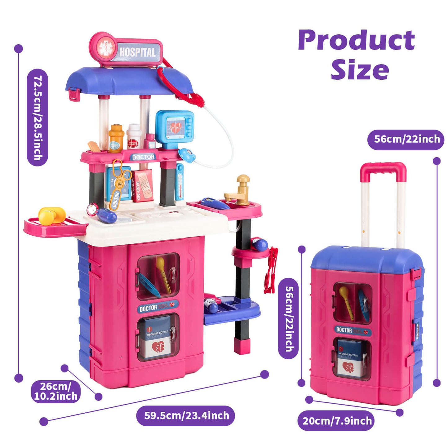 38Pcs Toy Doctor Kit for Kids