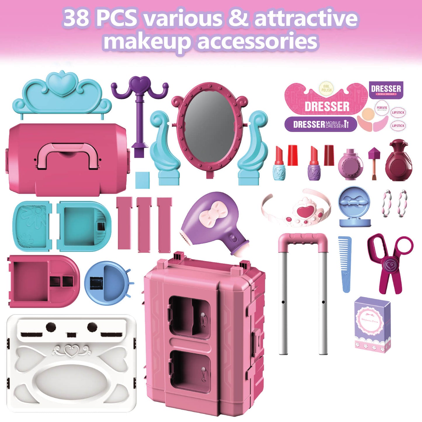 Toddler Makeup Vanity Set