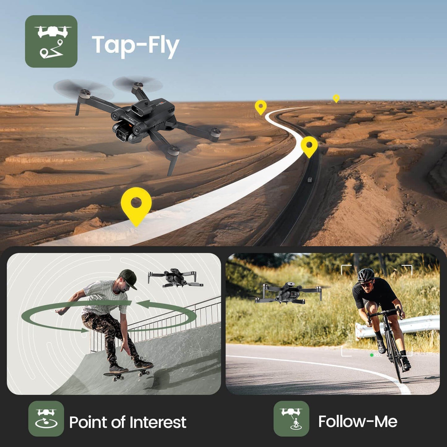 S1S RC Drone with 4K HD Camera