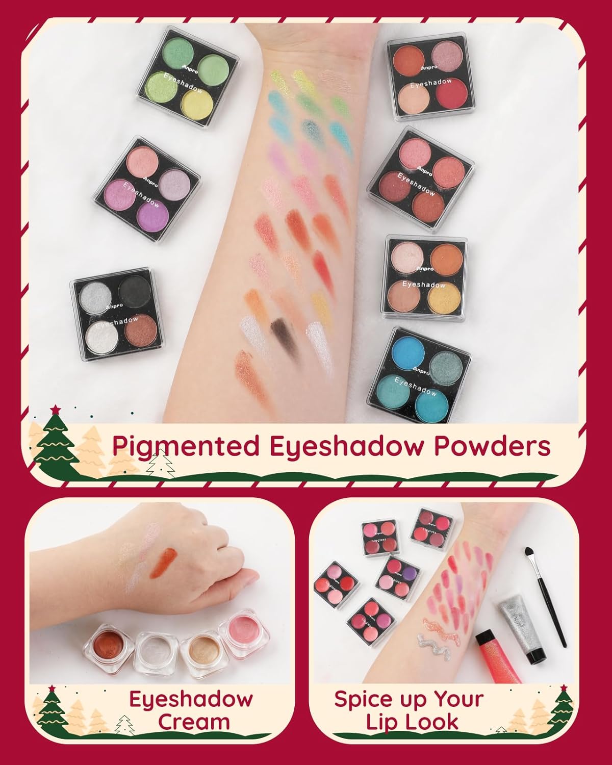 Weihnachts-Make-up-Adventskalender für Teenager-Mädchen, 30-teiliges Weihnachts-Countdown-Kalender-Make-up-Geschenkset, Weihnachtsgeschenkbox-Kalender für Teenager-Mädchen, komplettes Set