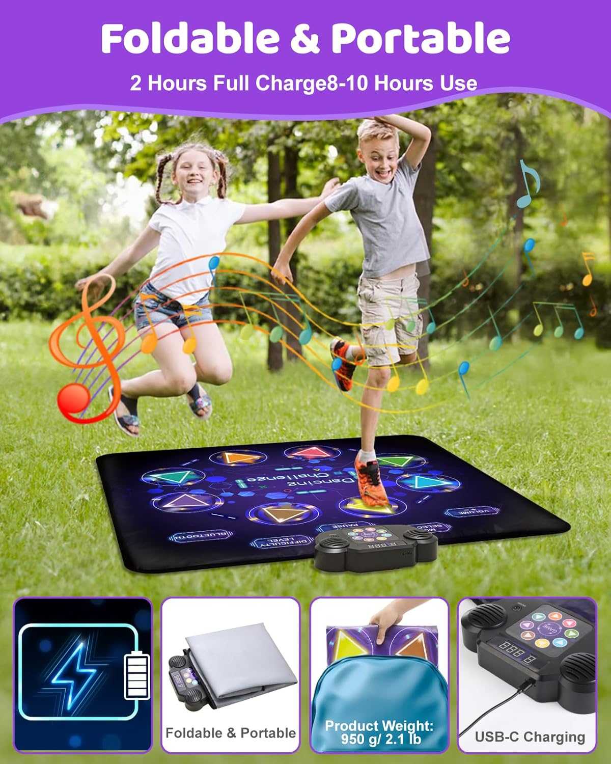 Dance Mat for Kids 8-Button