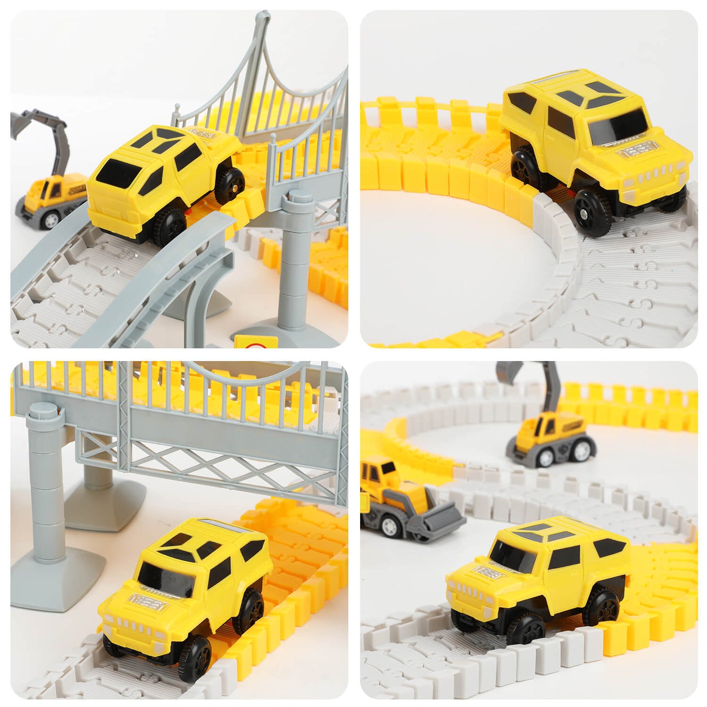 180PCS Construction Toys Race Track Set