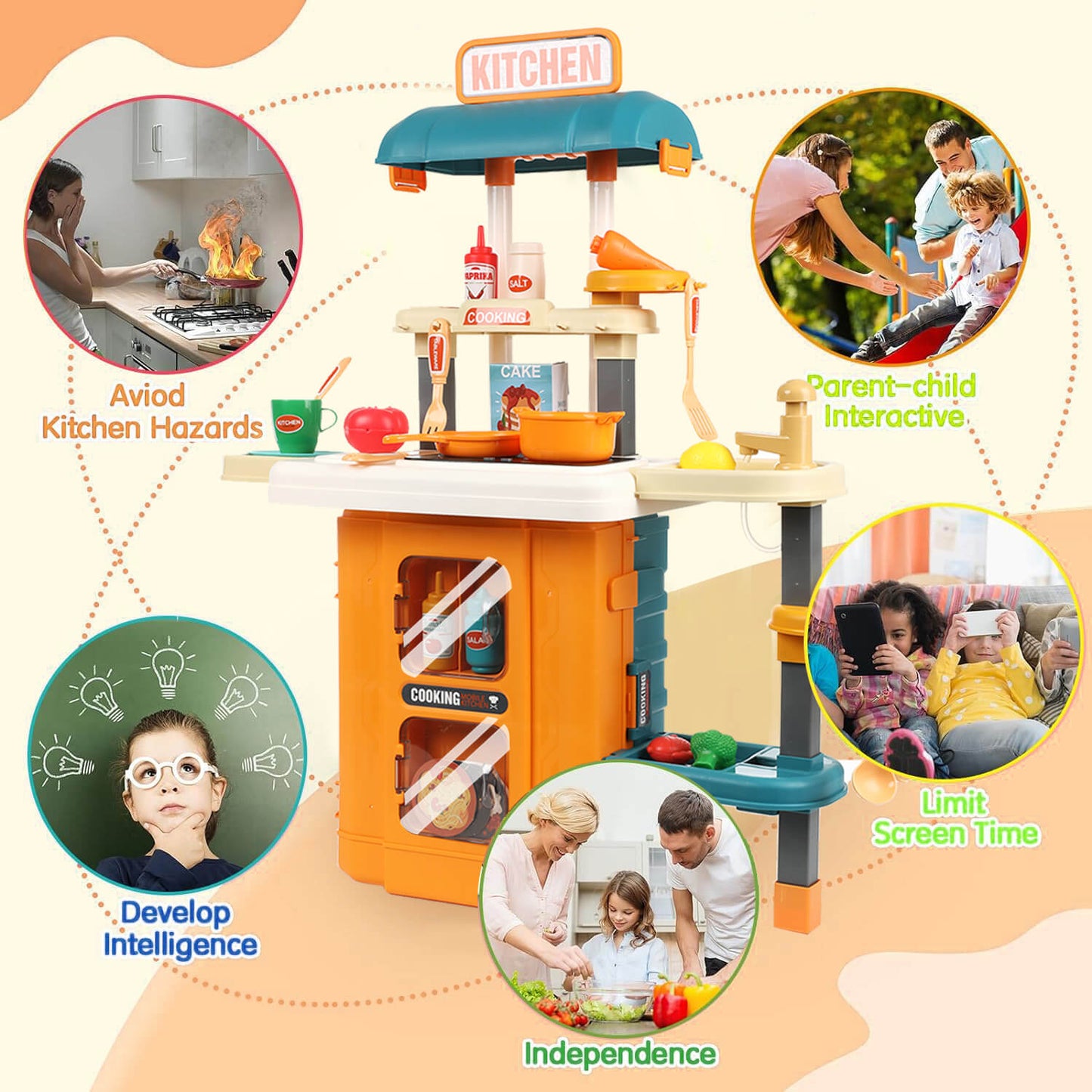 Play Kitchen Set Toy