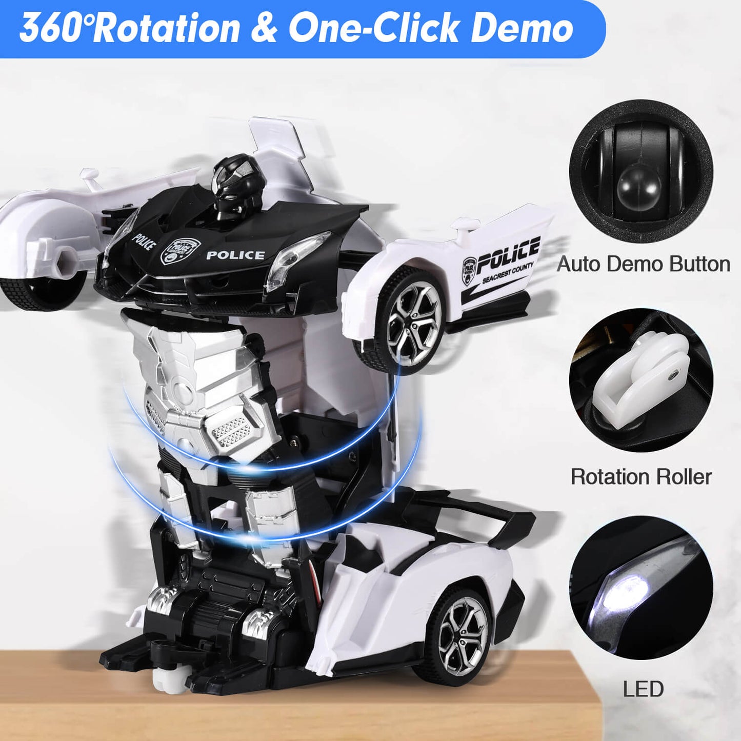 Transform Remote Control Car Robot