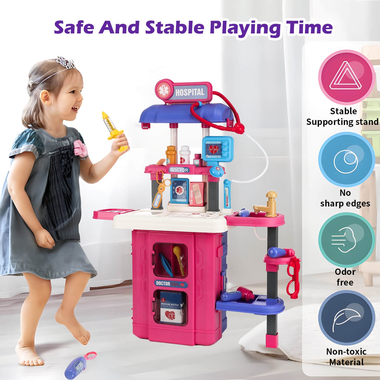 38Pcs Toy Doctor Kit for Kids