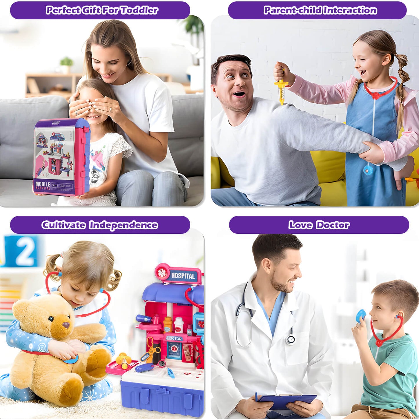 38Pcs Toy Doctor Kit for Kids