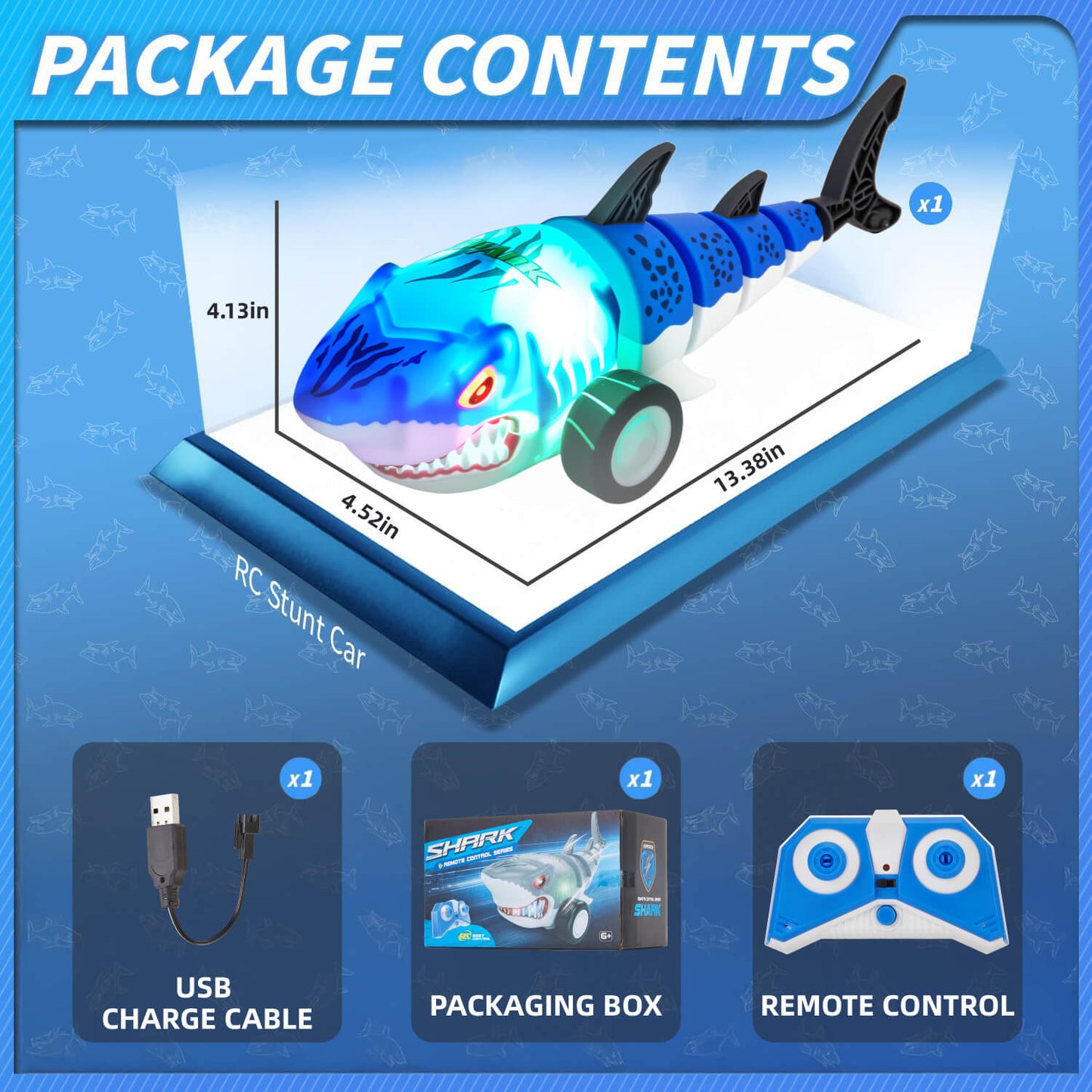 Remote Control Shark Car Toy