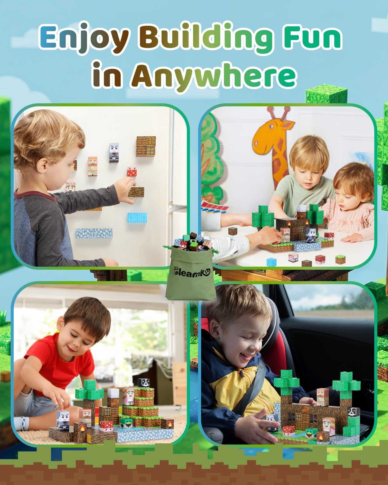 Medieval Castle Magnetic Blocks Set