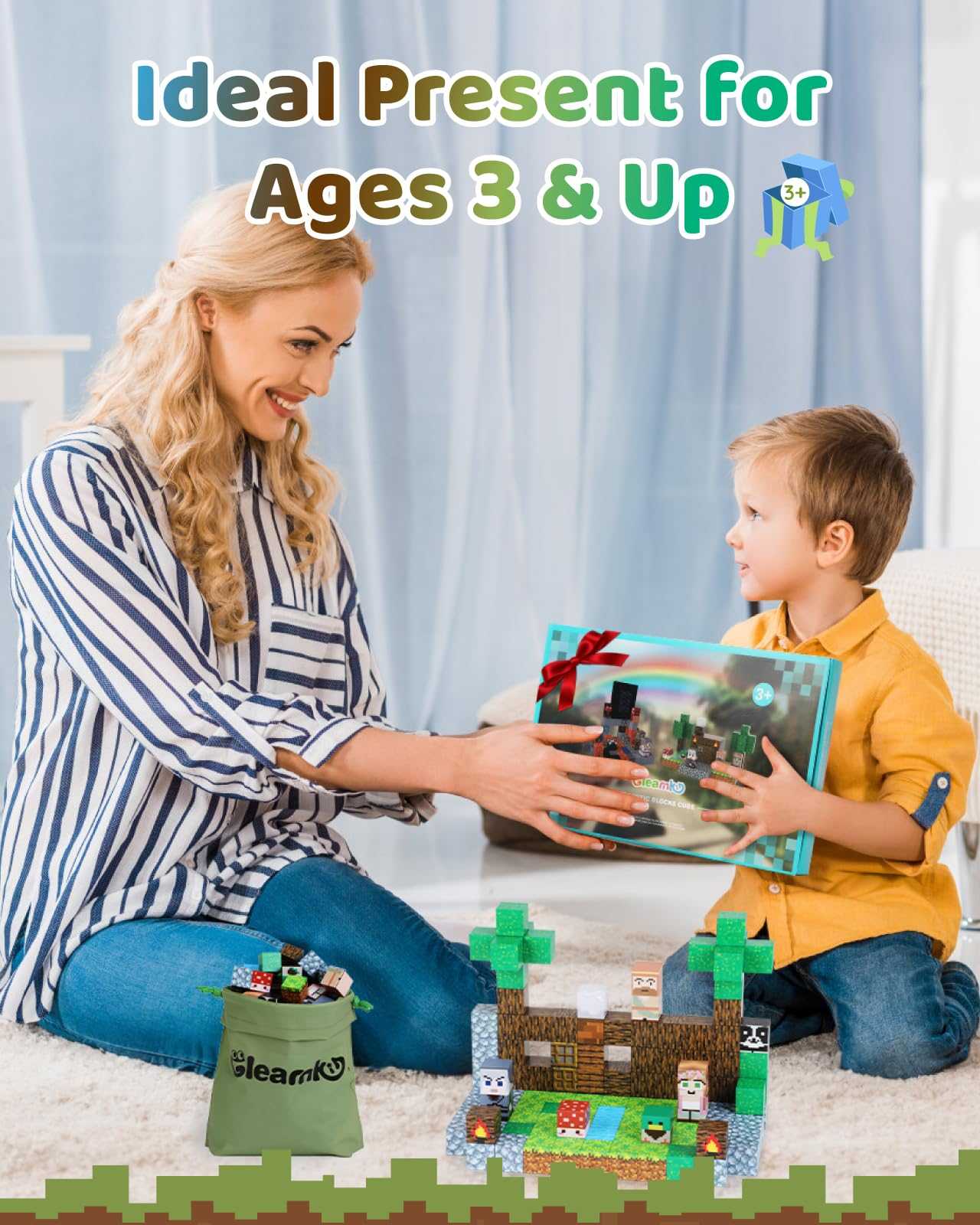 Medieval Castle Magnetic Blocks Set