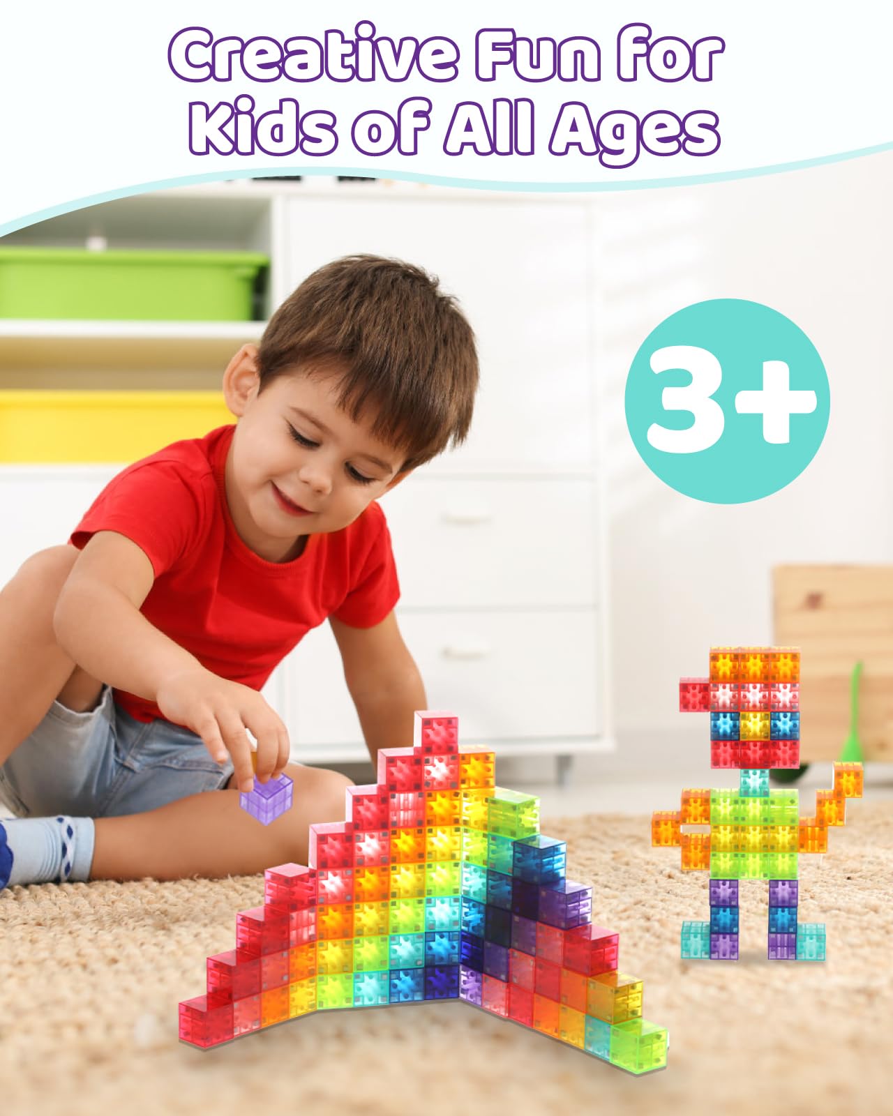 54PCS Magnetic Blocks Set