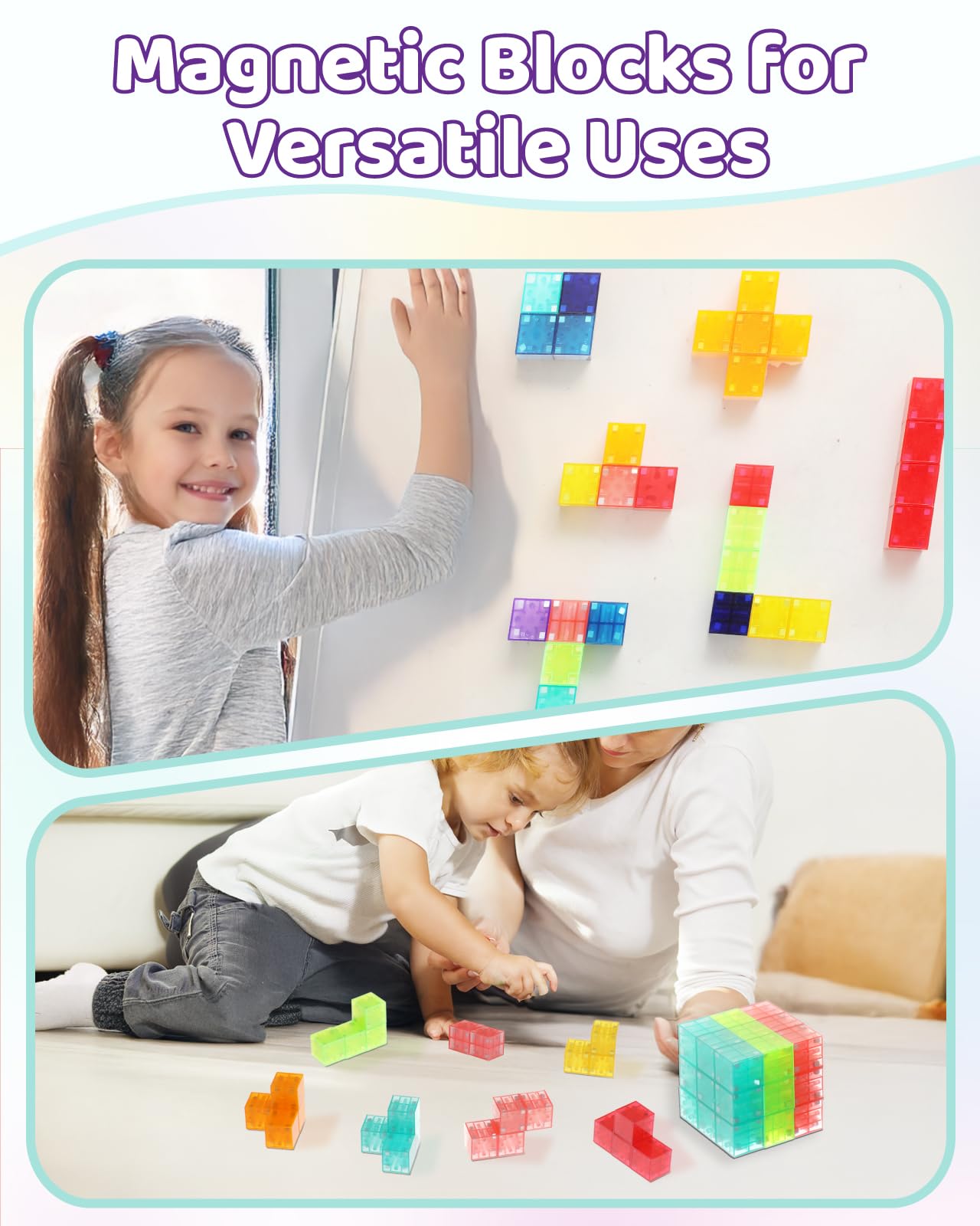54PCS Magnetic Blocks Set