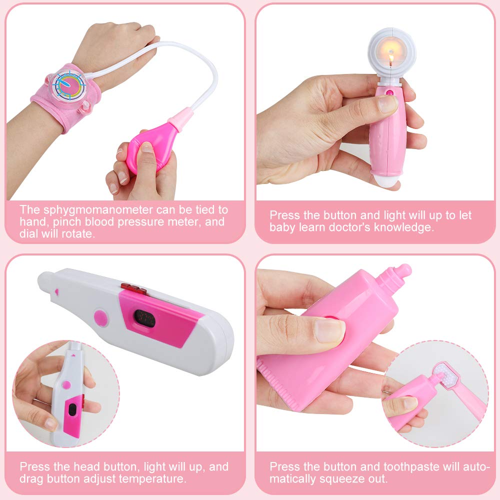 46PCS Pretend Medical Toy Set