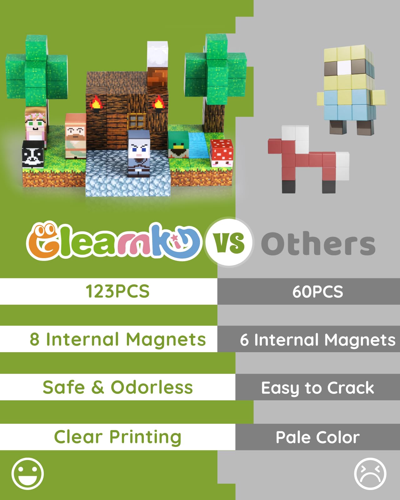 Medieval Castle Magnetic Blocks Set