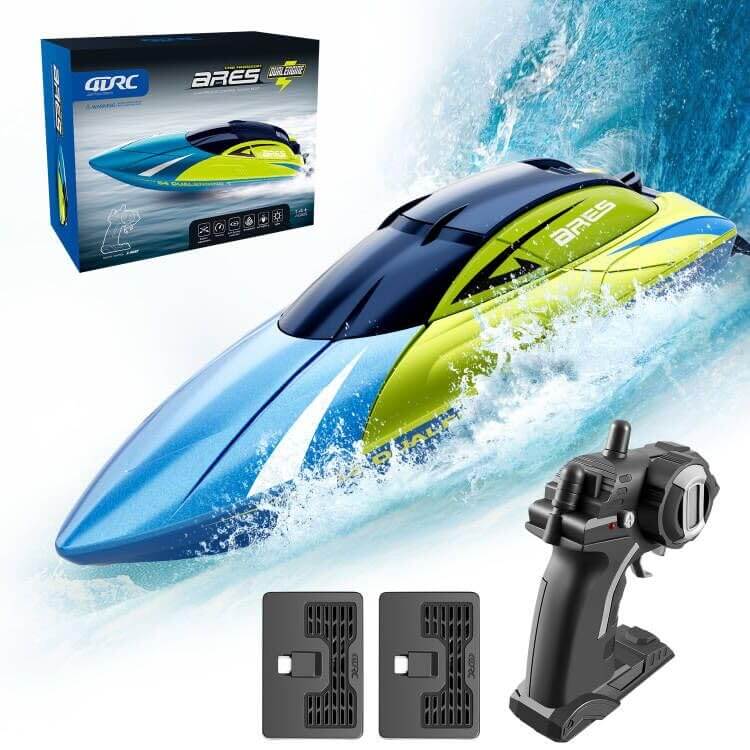 Blue RC Boat