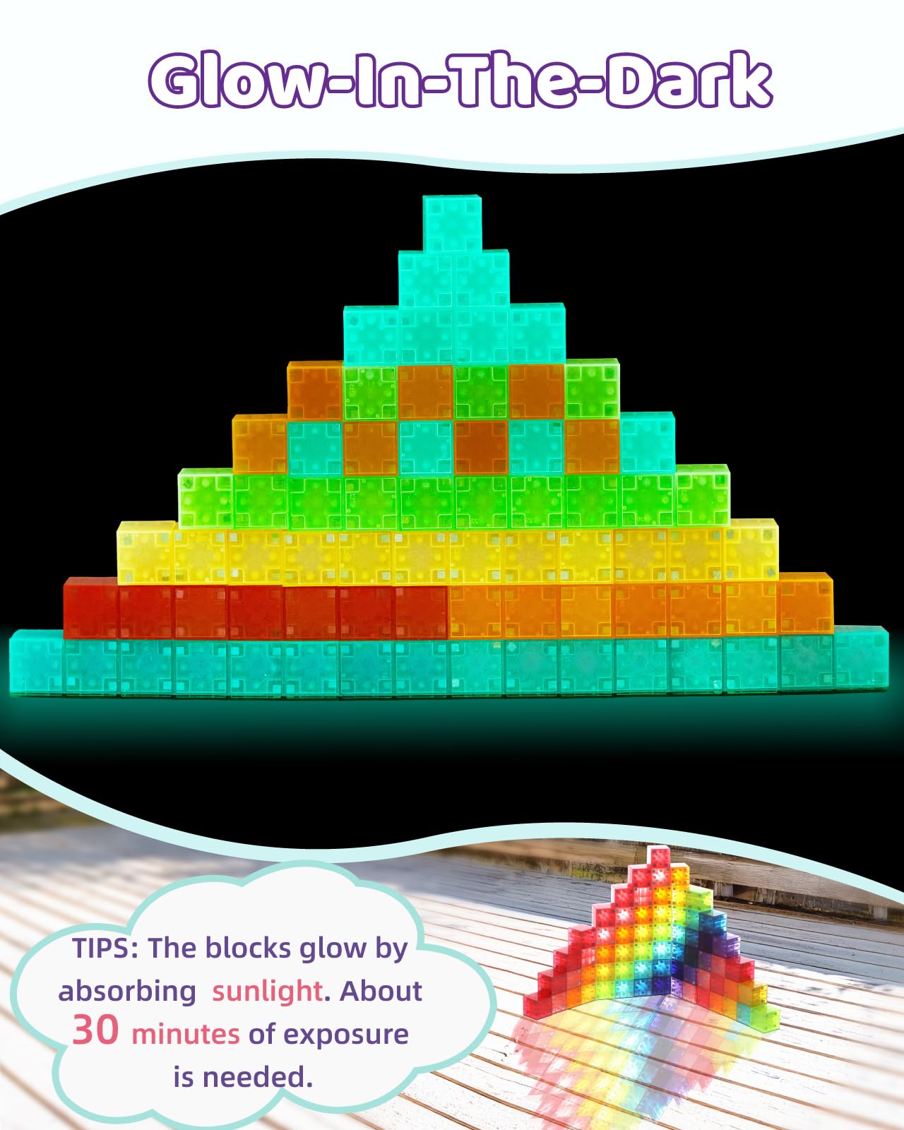 54PCS Magnetic Blocks Set