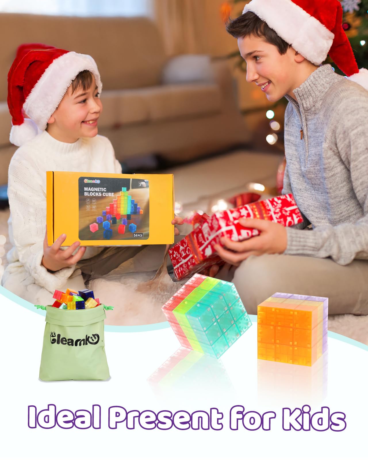 54PCS Magnetic Blocks Set