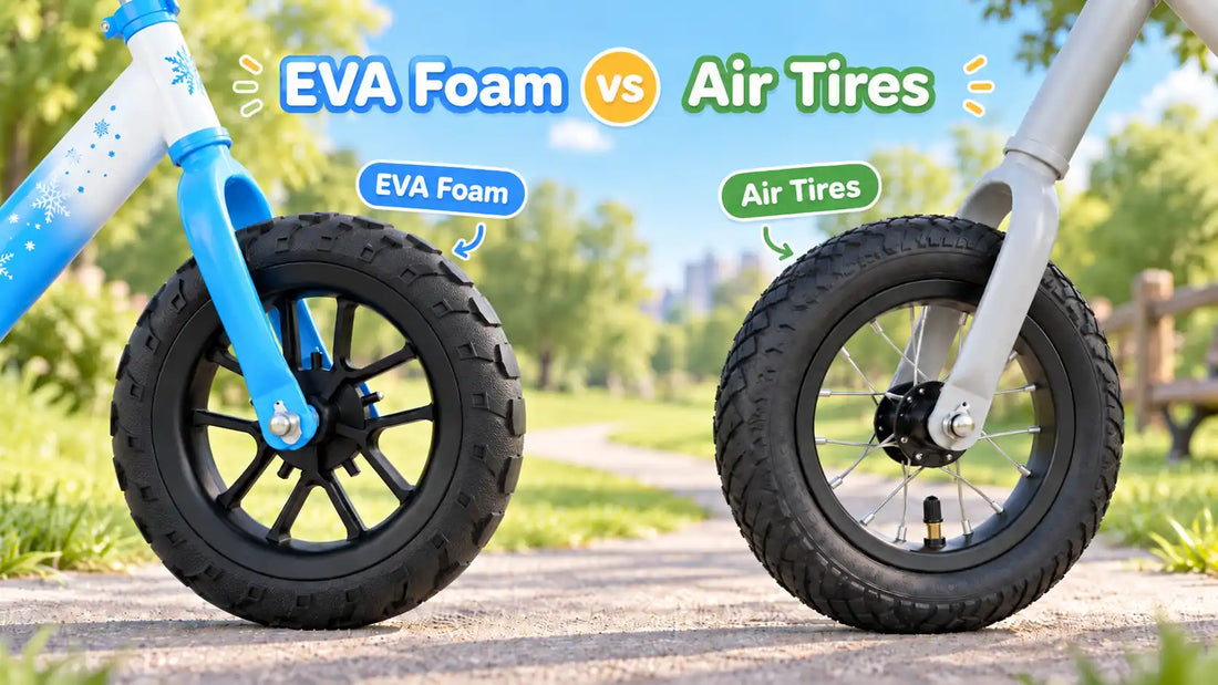 EVA Foam vs Air Tires on Balance Bikes: Which Is Better for Toddlers?