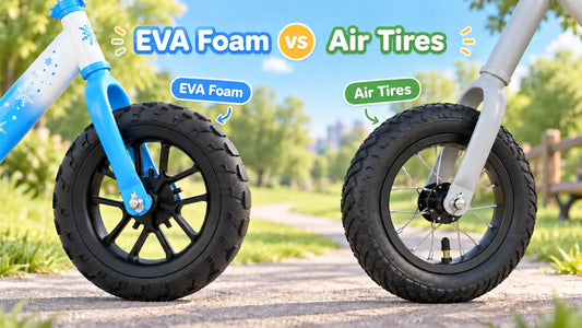 EVA Foam vs Air Tires on Balance Bikes: Which Is Better for Toddlers?