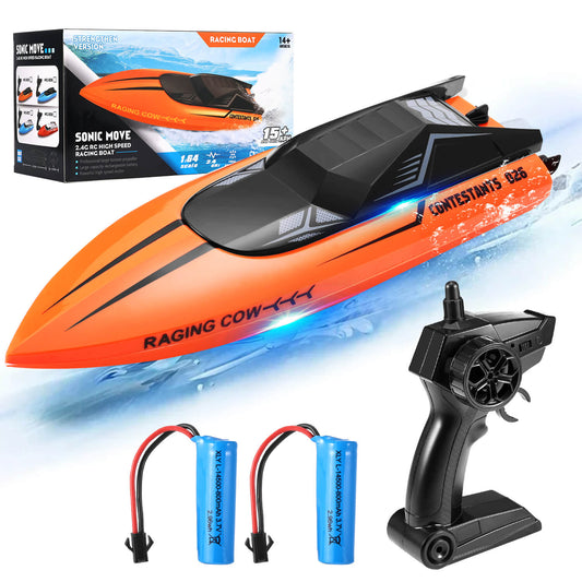 Orange RC Boat