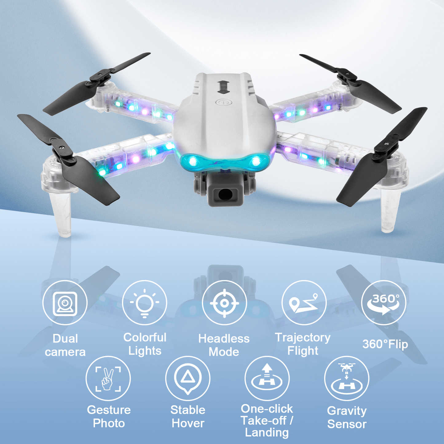 LED Remote Control Drone with Camera