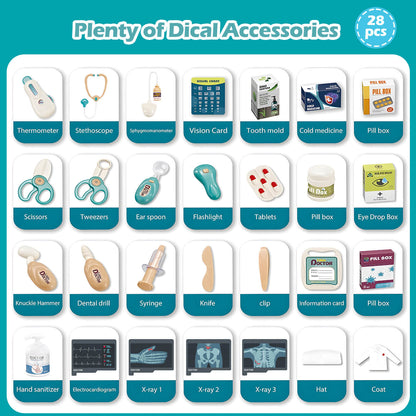 28PCS Doctor Kit for Kids