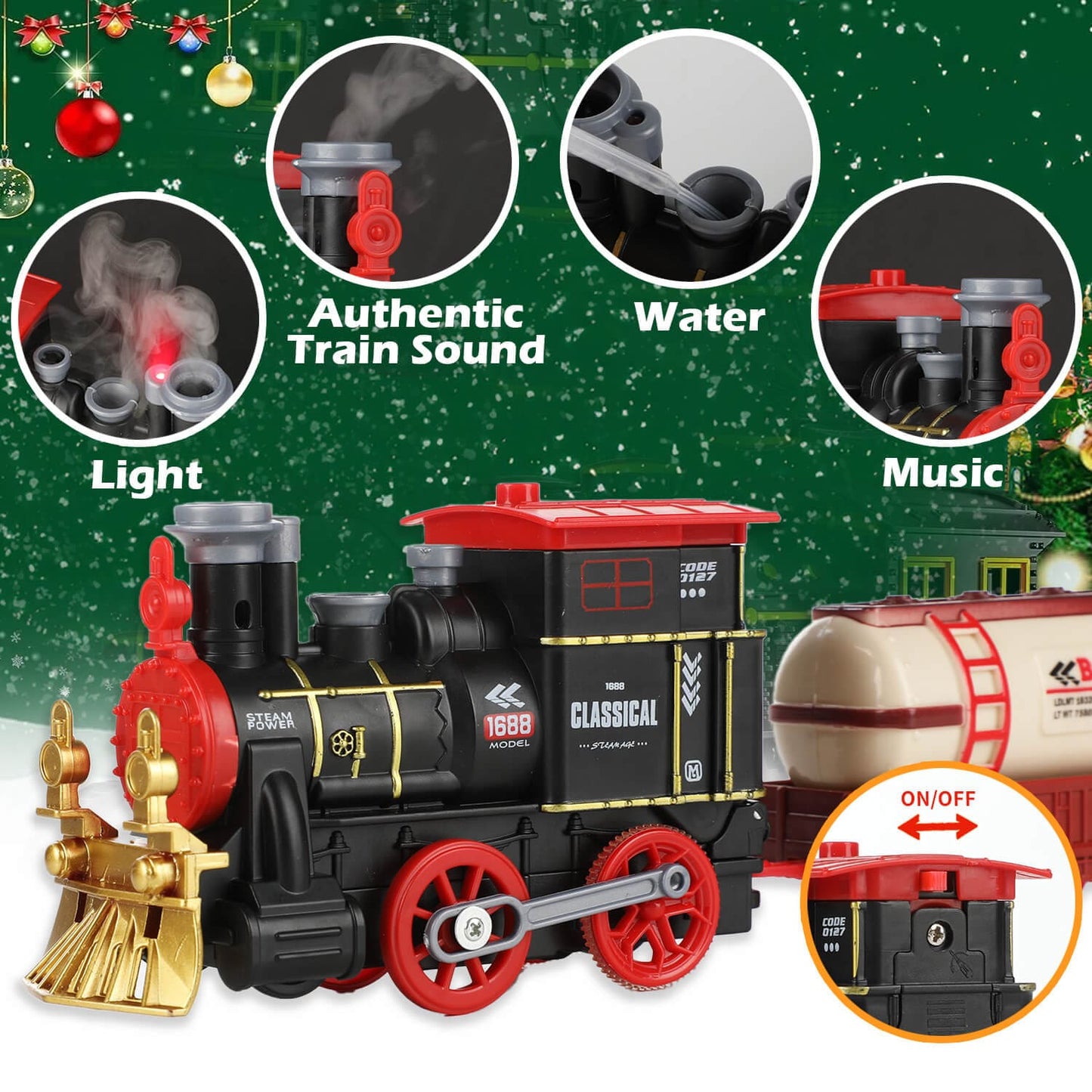 Electric Train Set for Kids