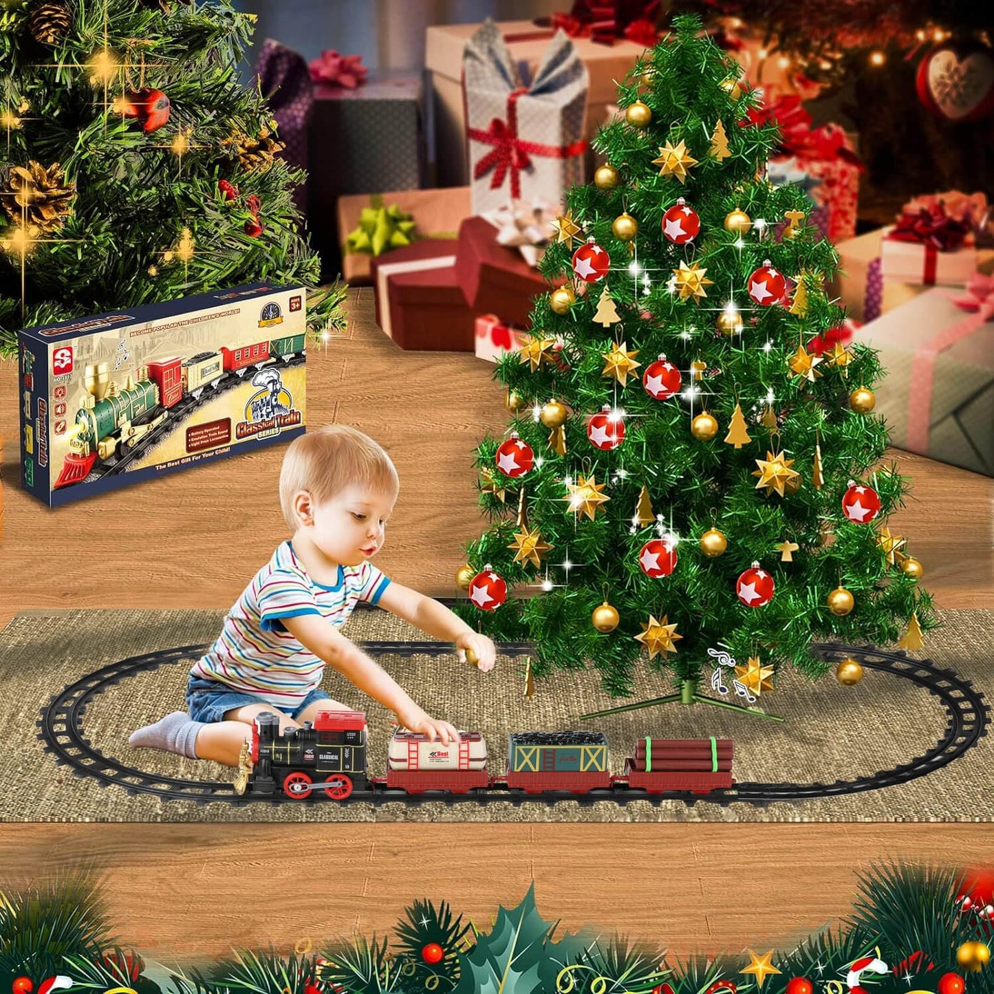 Electric Train Set for Kids