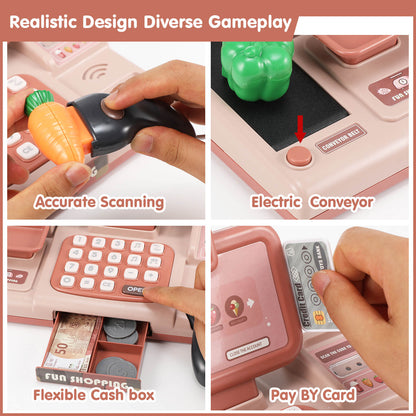 Pink Cash Register Toy