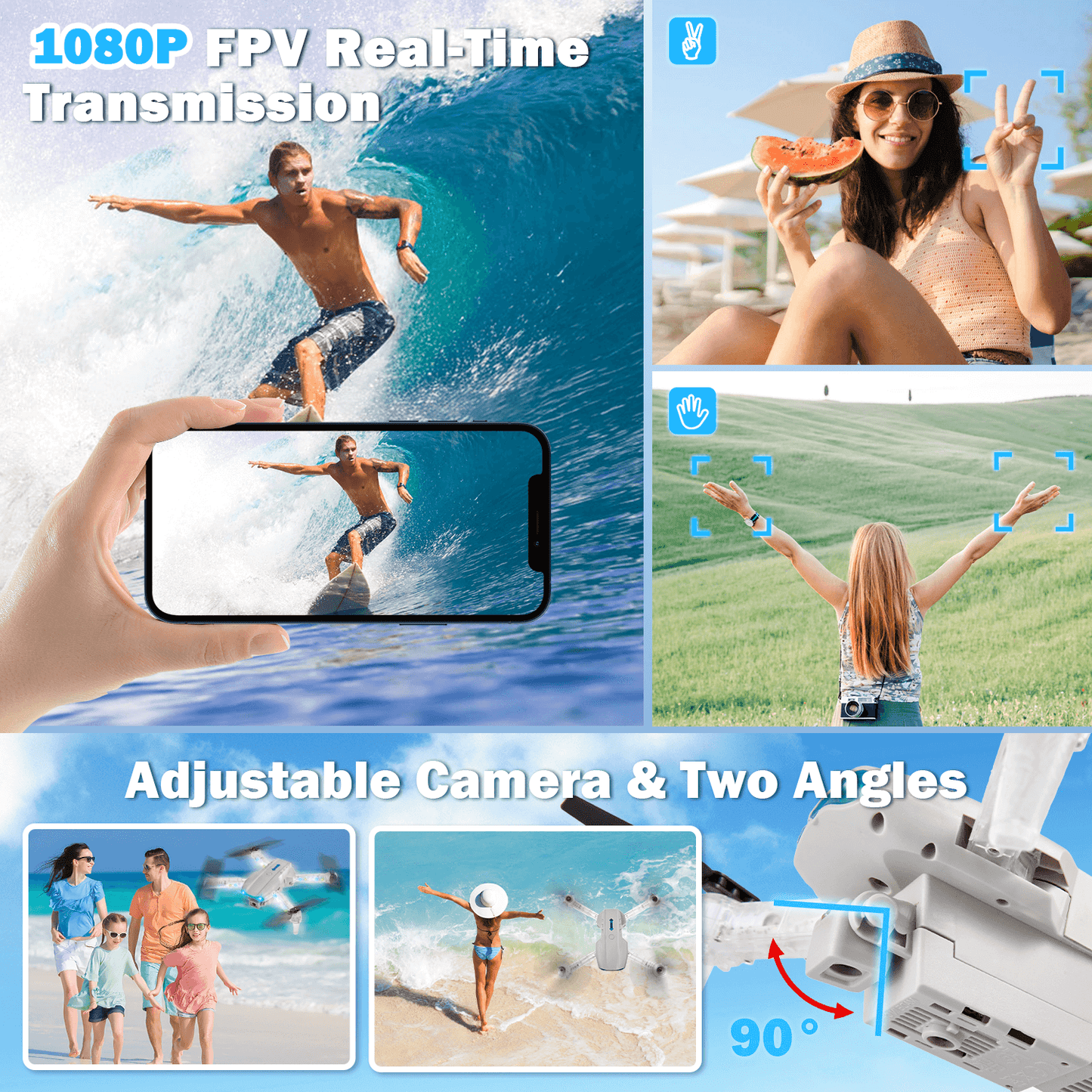 LED Remote Control Drone with Camera