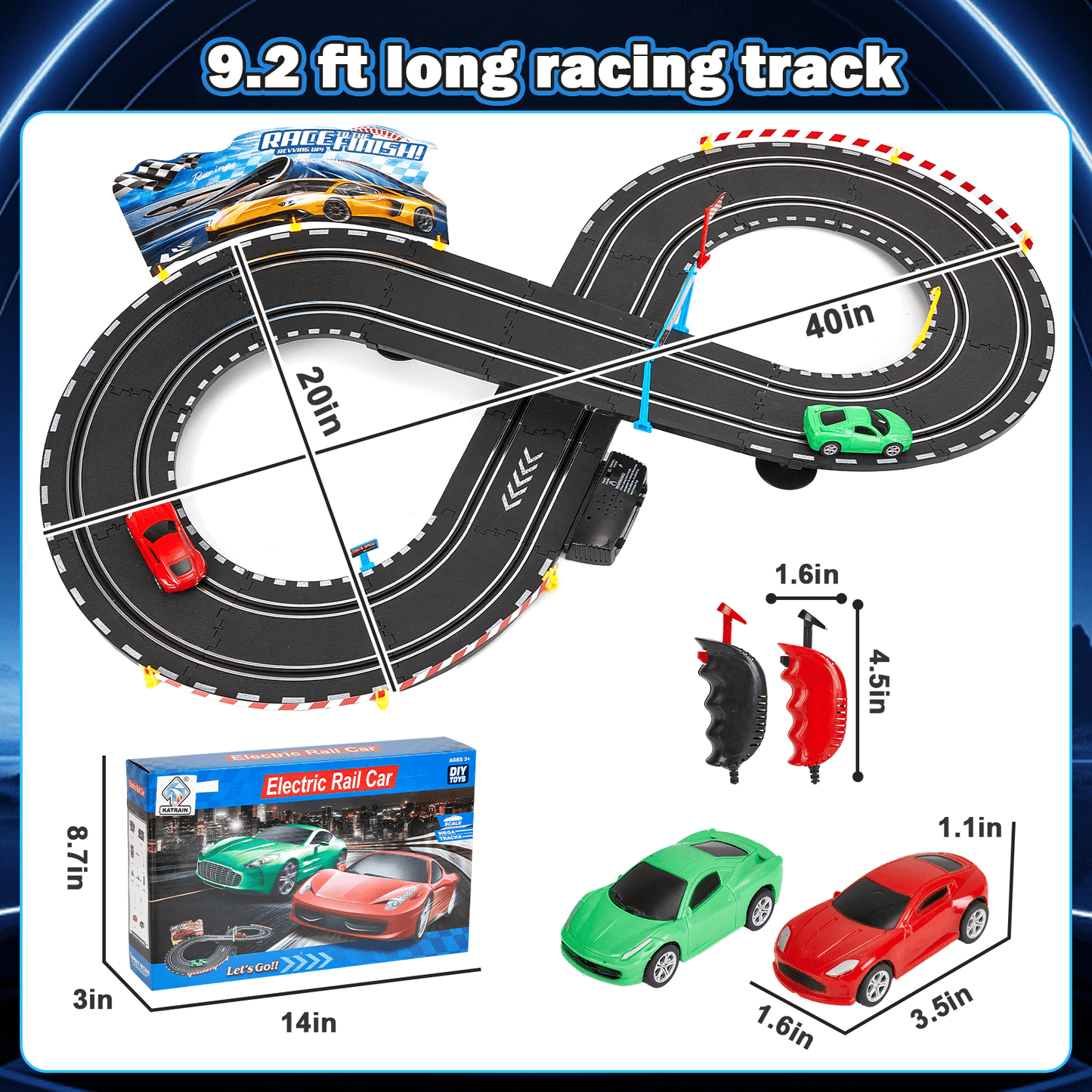 20ft Slot Car Race Track