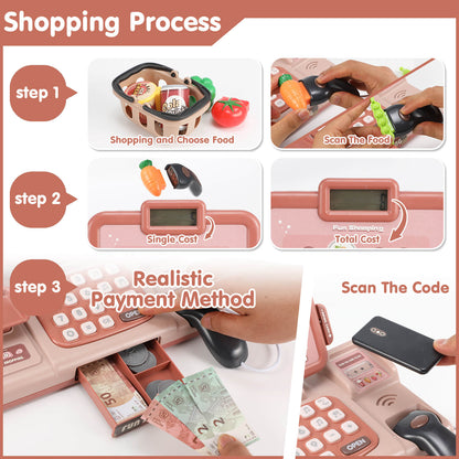 Pink Cash Register Toy