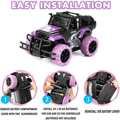 Purple Remote Control Car