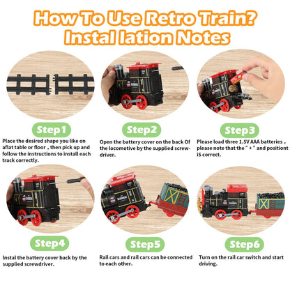 Electric Train Set for Kids