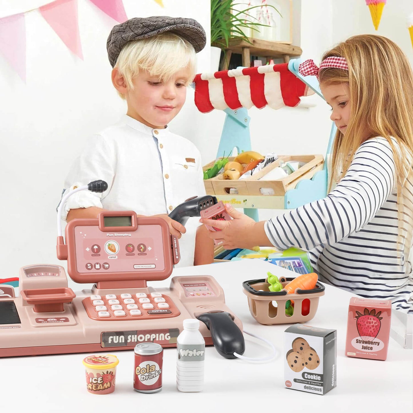 Pink Cash Register Toy