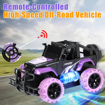 Purple Remote Control Car
