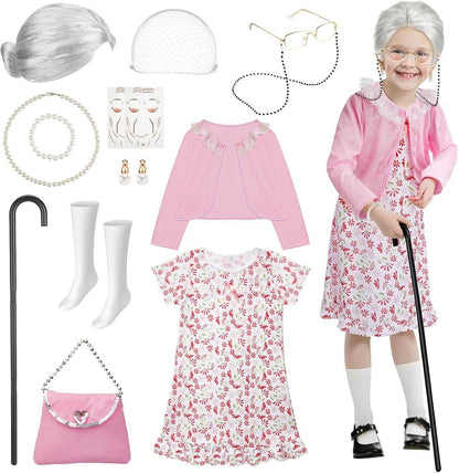 old lady fancy dress costumes California Costumes Old Lady Child Costume Kit : Target