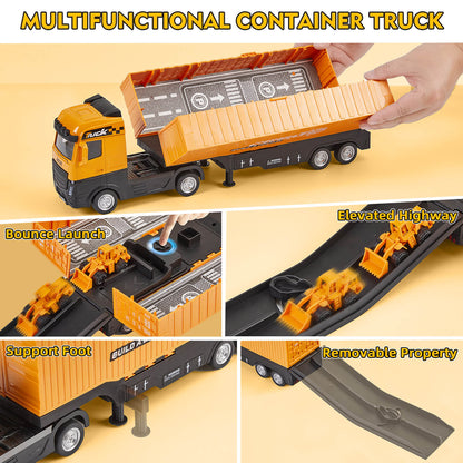 Construction Vehicles Toy Playset