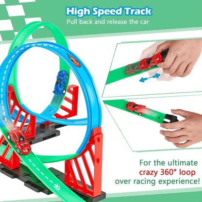 360° Loop Raceway Race Track Set