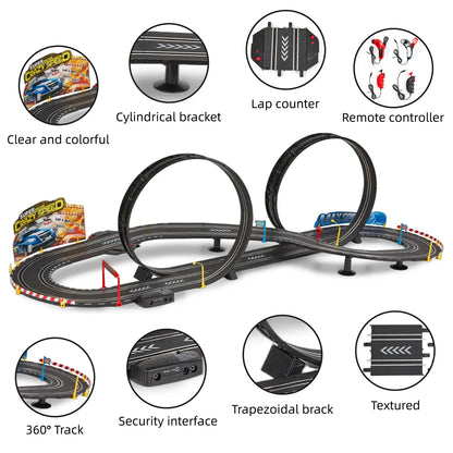 20.3ft Electric Race Car Track Set