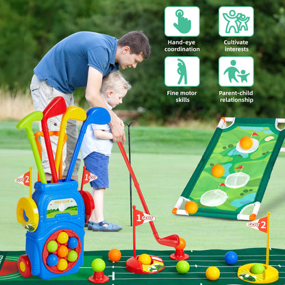 2 in 1 Golf Toy Set for Kids